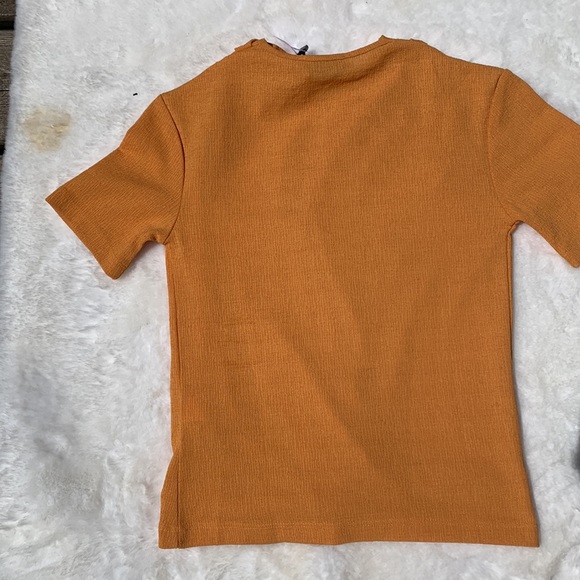 Zara yellow t shirt. Women’s size small - Picture 3 of 4
